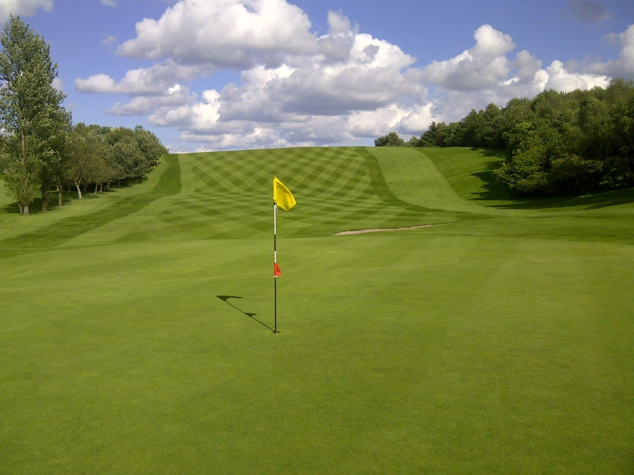 Bathgate golf course with manicured greens