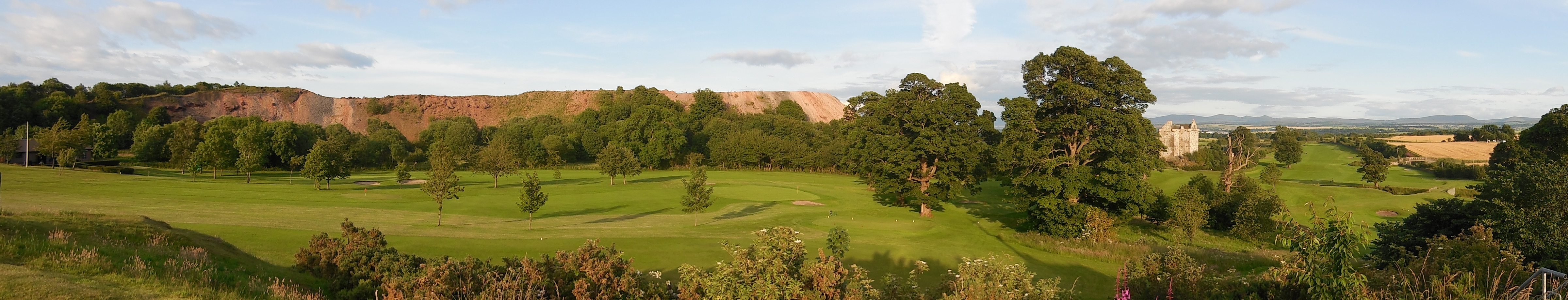 Panoramic View of golf course